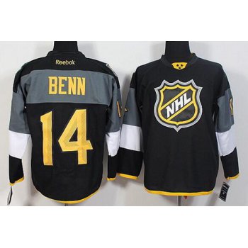 Men's Dallas Stars #14 Jamie Benn Reebok Black 2016 NHL All-Star Premier Jersey