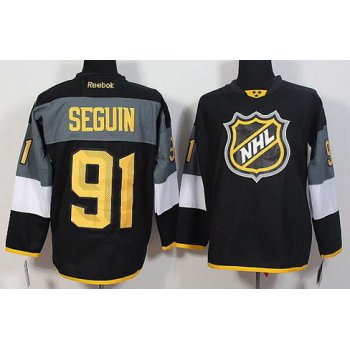 Men's Dallas Stars #91 Tyler Seguin Reebok Black 2016 NHL All-Star Premier Jersey