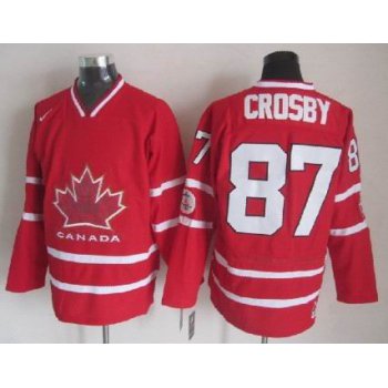 2010 Olympics Canada #87 Sidney Crosby Red Jersey