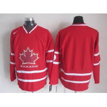 2010 Olympics Canada Blank Red Jersey