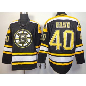 Boston Bruins #40 Tuukka Rask Black Jersey