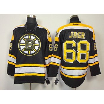 Boston Bruins #68 Jaromir Jagr Black Jersey