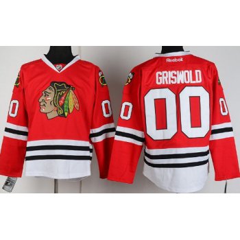 Chicago Blackhawks #00 Clark Griswold Red Jersey