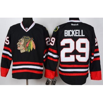 Chicago Blackhawks #29 Bryan Bickell Black Jersey