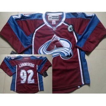 Colorado Avalanche #92 Gabriel Landeskog Red Jersey