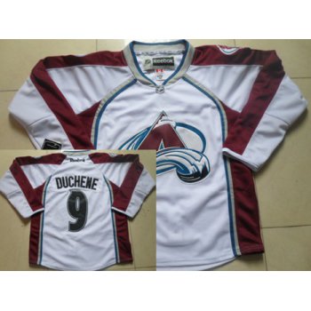 Colorado Avalanche #9 Matt Duchene White Jersey