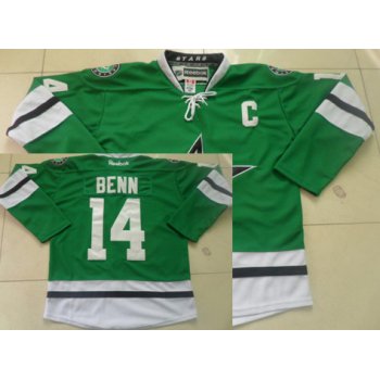 Dallas Stars #14 Jamie Benn 2013 Green Jersey