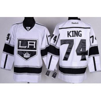 Los Angeles Kings #74 Dwight King White Jersey