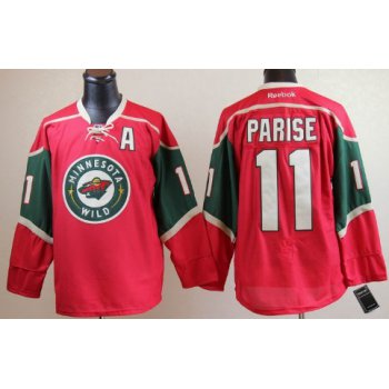 Minnesota Wild #11 Zach Parise Red Jersey