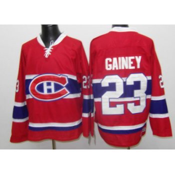 Montreal Canadiens #23 Bob Gainey Red Throwback CCM Jersey