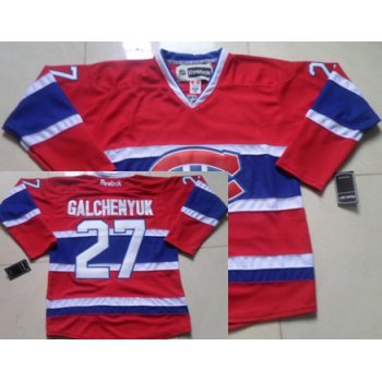 Montreal Canadiens #27 Alex Galchenyuk Red CH Jersey