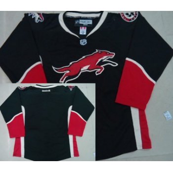 Phoenix Coyotes Blank Black Third Jersey