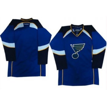 St. Louis Blues Blank Light Blue Jersey