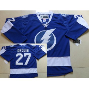 Tampa Bay Lightning #27 Jonathan Drouin New Blue Jersey