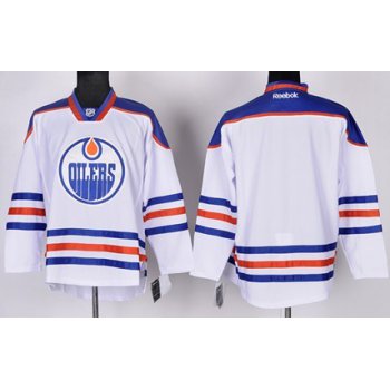 Edmonton Oilers Blank White Jersey