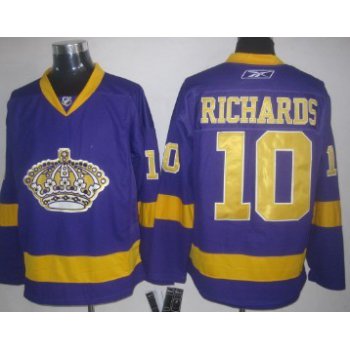 Los Angeles Kings #10 Mike Richards Purple Jersey