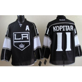 Los Angeles Kings #11 Anze Kopitar Black Jersey