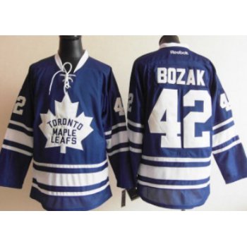 Toronto Maple Leafs #42 Tyler Bozak Blue Third Jersey