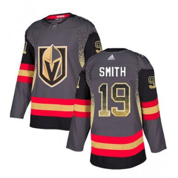 Men's Vegas Golden Knights #19 Reilly Smith Gray Drift Fashion Jersey