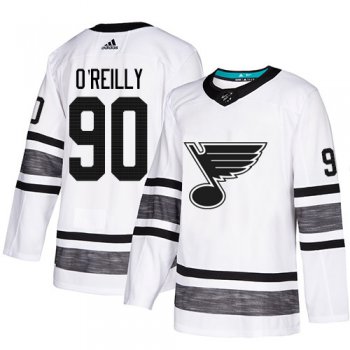 Blues #90 Ryan O'Reilly White Authentic 2019 All-Star Stitched Hockey Jersey