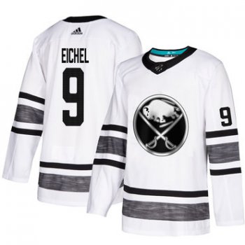 Sabres #9 Jack Eichel White Authentic 2019 All-Star Stitched Hockey Jersey