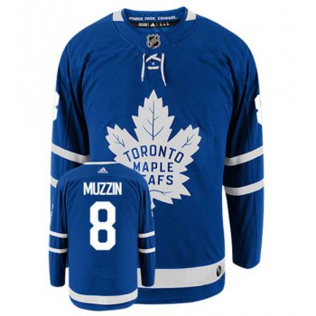 Men's Adidas Toronto Maple Leafs #8 Jake Muzzin Royal Blue NHL Home Authentic Jersey