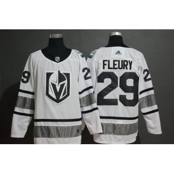 Men's Vegas Golden Knights 29 Marc-Andre Fleury White 2019 NHL All-Star Game Adidas Jersey