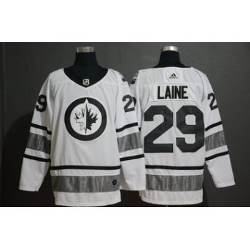 Men's Winnipeg Jets 29 Patrik Laine White 2019 NHL All-Star Adidas Jersey