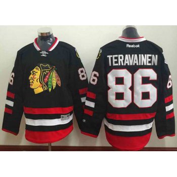 Men's Chicago Blackhawks #86 Teuvo Teravainen 2014 Stadium Series Black Jersey