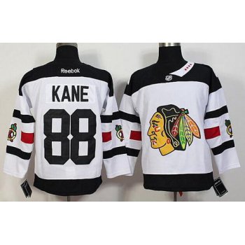 Men's Chicago Blackhawks #88 Patrick Kane Reebok White 2016 Stadium Series Premier Jersey