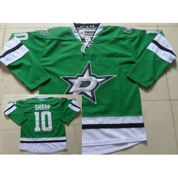 Men's Dallas Stars #10 Patrick Sharp Green Jersey