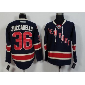 Men's New York Rangers #36 Mats Zuccarello Reebok Third 85TH Jersey