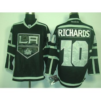 Los Angeles Kings #10 Mike Richards Black Ice Jersey