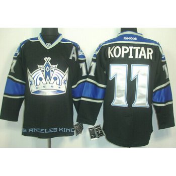 Los Angeles Kings #11 Anze Kopitar Black Third Jersey