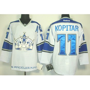 Los Angeles Kings #11 Anze Kopitar White Third Jersey