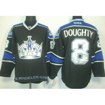 Los Angeles Kings #8 Drew Doughty Black Third Jersey