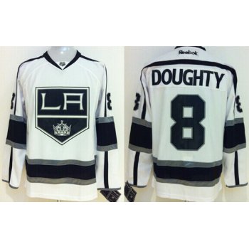 Los Angeles Kings #8 Drew Doughty White Jersey