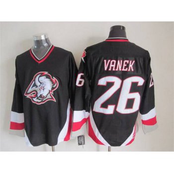 Men's Buffalo Sabres #26 Thomas Vanek 1996-97 Black CCM Vintage Throwback Jersey