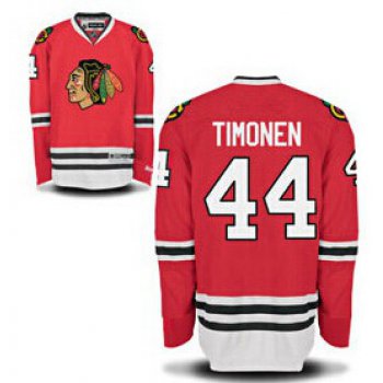 Men's Chicago Blackhawks #44 Kimmo Timonen Red Jersey