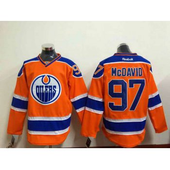 Men's Edmonton Oilers #97 Connor McDavid 2015 Orange Jersey