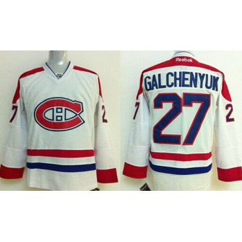 Montreal Canadiens #27 Alex Galchenyuk White Jersey