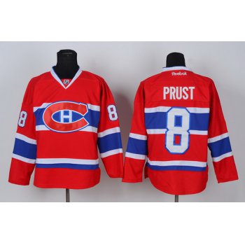 Montreal Canadiens #8 Brandon Prust Red CH Jersey