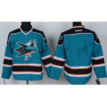 San Jose Sharks Blank Blue Jersey