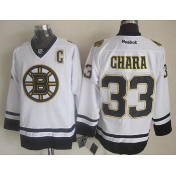 Boston Bruins #33 Zdeno Chara 2014 White Jersey