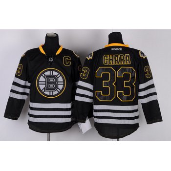 Boston Bruins #33 Zdeno Chara Black Ice Jersey