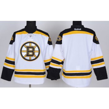 Boston Bruins Blank White Jersey