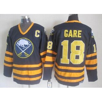 Buffalo Sabres #18 Danny Gare Navy Blue Throwback CCM Jersey