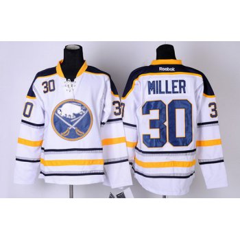 Buffalo Sabres #30 Ryan Miller White Jersey