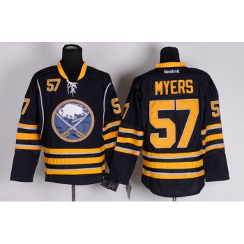 Buffalo Sabres #57 Tyler Myers Navy Blue Jersey