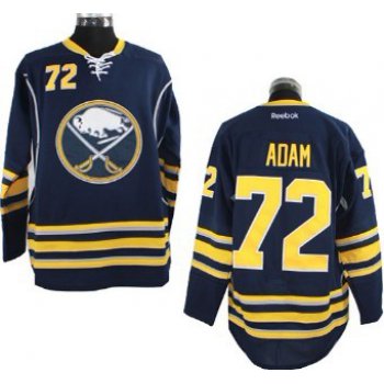 Buffalo Sabres #72 Luke Adam Navy Blue Jersey